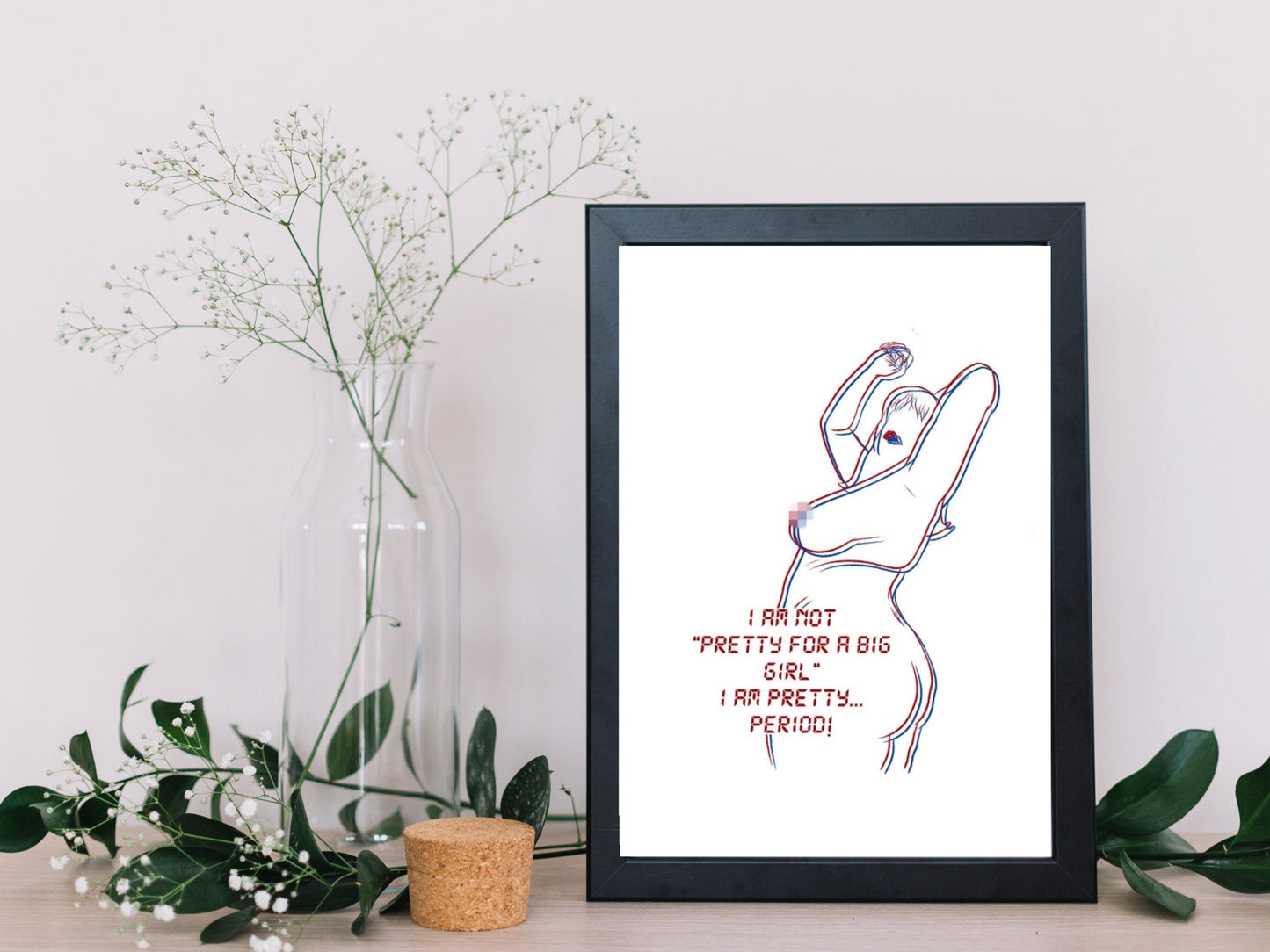 Embrace Self-Love and Body Positivity with Our Stunning Prints!