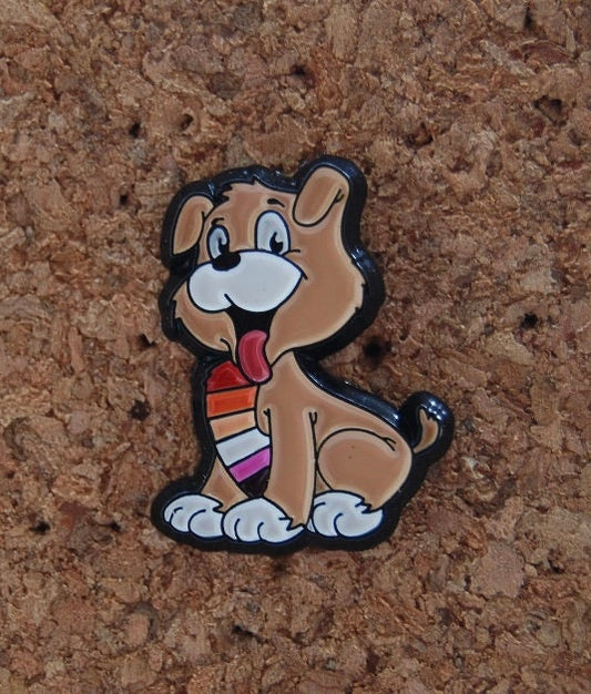 Celebrate Pride with Our Adorable Lesbian Dog Enamel Pin!