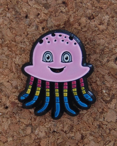 Elevate Your Style with Our Stunning Pansexual Jellyfish Enamel Pin!