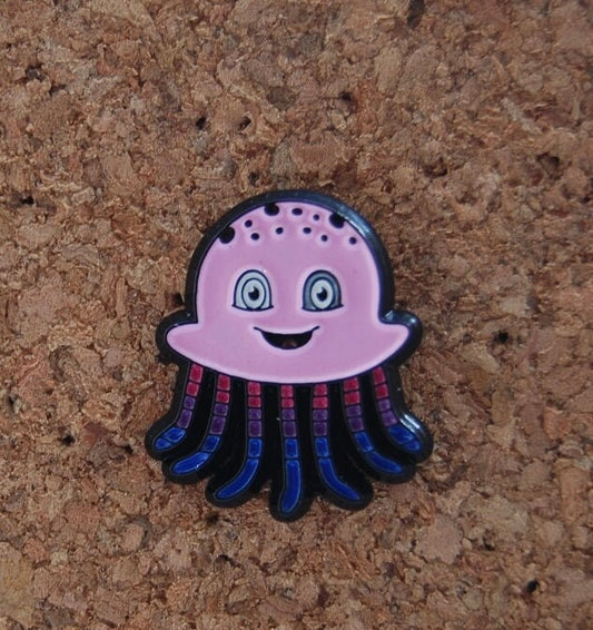 Dive into Pride with Our Bisexual Jellyfish Hard Enamel Pin!