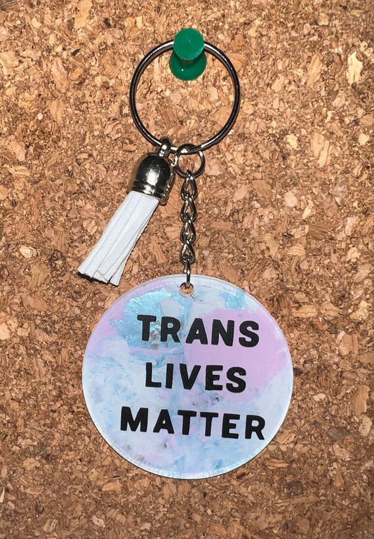 Elevate Your Keychain with Our Trans Lives Matter Keyring!