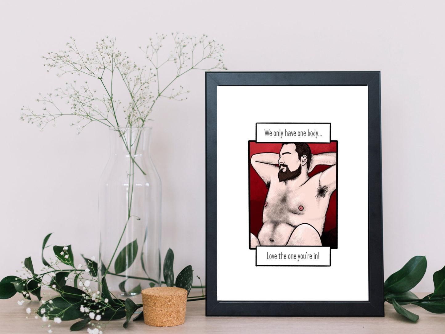 Embrace Self-Love and Body Positivity with Our Stunning Prints!