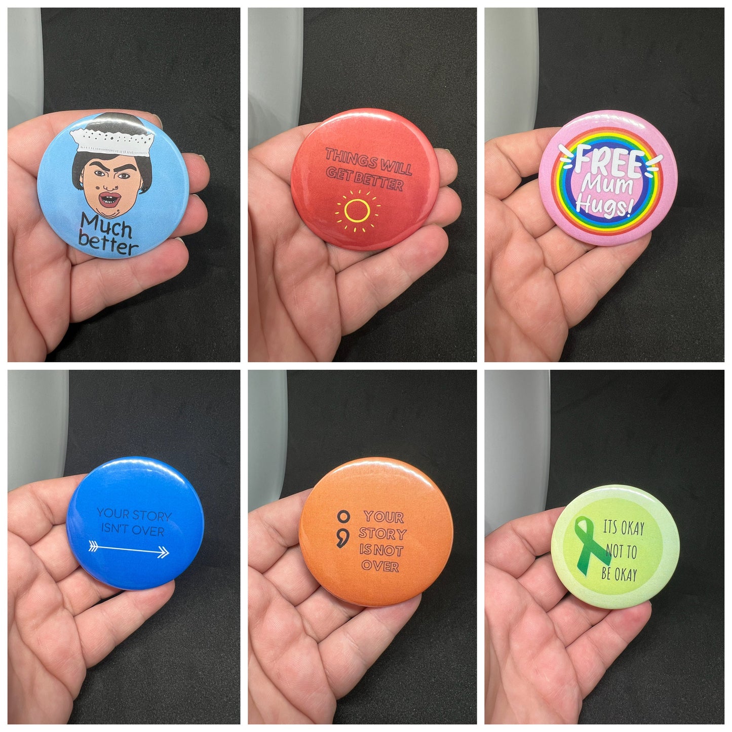 Empowering Reminder Buttons for Everyday Encouragement